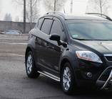 Ford Kuga 2008–2013 Stranske stopnice Premium (2 kos, nerjavno jeklo) 60 mm fotografija 2