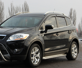 Ford Kuga 2008–2013 Stranske stopnice Premium (2 kos, nerjavno jeklo) 60 mm fotografija 1
