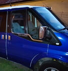 Ford Transit 2000–2014 Pokrovi kljuk (nerjavno jeklo) fotografija 4