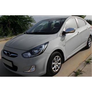 Kromirani pokrovi ogledal brez izreza za smernik (2 kos) Hyundai Accent 2011–2017 fotografija 1