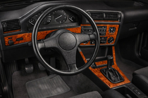 BMW serija 3 E30 1982–1994 Obloge armaturne plošče Aluminij fotografija 1