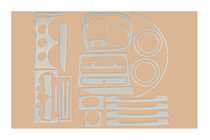 Chevrolet Aveo T200 2002–2008 Notranje obloge Aluminij fotografija 2
