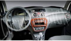 Citroen C-3 2002–2009 Obloge armaturne plošče Aluminij fotografija 4