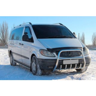 Sprednji zaščitni lok (bullbar) XL-WT025 (nerjaveče jeklo) Mercedes Vito W639 2004–2014 fotografija 1