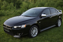 Mitsubishi Lancer X 2008– Pokrovi ogledal (2 kosa) fotografija 1