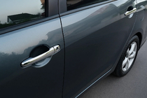 Mitsubishi Outlander 2001–2006 Kromirane obloge kljuk vrat (4 kosi, nerjavno jeklo) OmsaLine - italijansko nerjavno jeklo fotografija 1