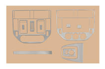 Ford C-Max 2004–2010 Obloge armaturne plošče Aluminij fotografija 3