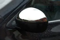 Nissan Juke 2010–2019 Kromirani pokrovi ogledal 2010-2014 (2 kos, nerjavno jeklo) fotografija 2
