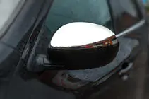 Nissan Juke 2010–2019 Kromirani pokrovi ogledal 2010-2014 (2 kos, nerjavno jeklo) fotografija 3