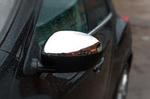 Nissan Juke 2010–2019 Kromirani pokrovi ogledal 2010-2014 (2 kos, nerjavno jeklo) Carmos - turško nerjaveče jeklo fotografija 1