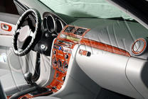 Mazda 3 2003–2009 Obloge armaturne plošče Titan fotografija 5