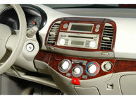 Nissan Micra K12 2003–2010 Obloge armaturne plošče Aluminij fotografija 2