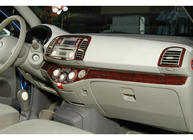 Nissan Micra K12 2003–2010 Obloge armaturne plošče Aluminij fotografija 3