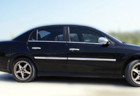 Opel Vectra C 2002–2008 Zunanja okenska obroba (4 kosi, inox) Carmos - turško nerjaveče jeklo fotografija 3