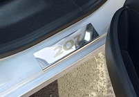 Peugeot 207 2006–2014 Zaščitne letve za pragove Carmos (4 kosi, nerjavno jeklo) fotografija 2