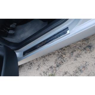 Zaščitne letve za pragove Carmos (4 kosi, nerjavno jeklo) Peugeot 207 2006–2014 fotografija 4