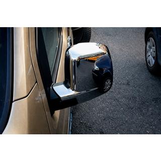 Polni pokrovi ogledal (2 kos, nerjaveče jeklo) Peugeot Bipper 2008–2017 fotografija 3