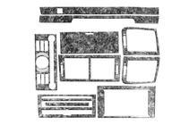 Peugeot 407 2004–2011 Prekrivni elementi za armaturno ploščo (Kit-1) Aluminij fotografija 2