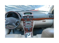 Toyota Avensis 2003–2009 Okrasni vložki za armaturno ploščo Small Aluminij fotografija 3