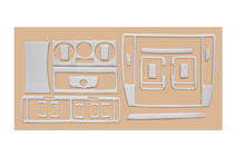 Volkswagen Passat B5 1997–2005 Obloge armaturne plošče 2004-2005 Aluminij fotografija 4