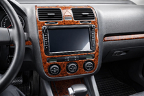 Volkswagen Jetta 2006–2011 Obloge armaturne plošče Aluminij fotografija 17