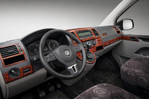 Volkswagen T5 2010–2015 Obloge armaturne plošče Les fotografija 1