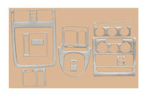 Volkswagen Touran 2003–2010 Obloge armaturne plošče Aluminij fotografija 4