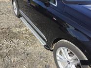 Audi Q7 2015–2026 Bočne stopnice Maya V2 (2 kosa, aluminij) fotografija 2