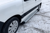 Citroen Berlingo 1996–2008 Bočne stopnice Maya V2 (2 kosa, aluminij) fotografija 1