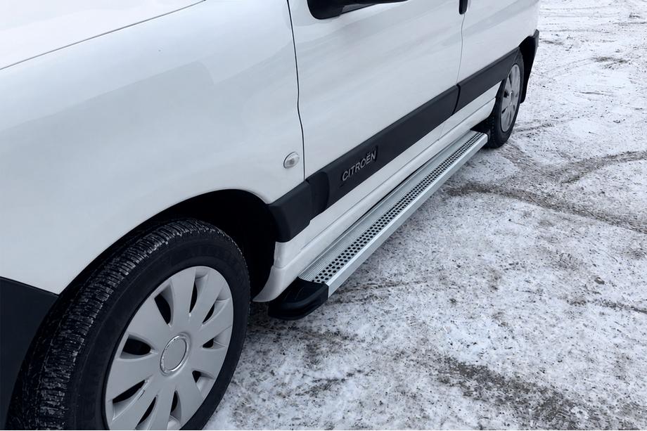 Citroen Berlingo 1996–2008 Bočne stopnice Maya V2 (2 kosa, aluminij) Image