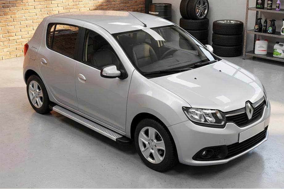 Dacia Sandero 2013–2020 Bočne stopnice Maya V2 (2 kosa, aluminij) Image