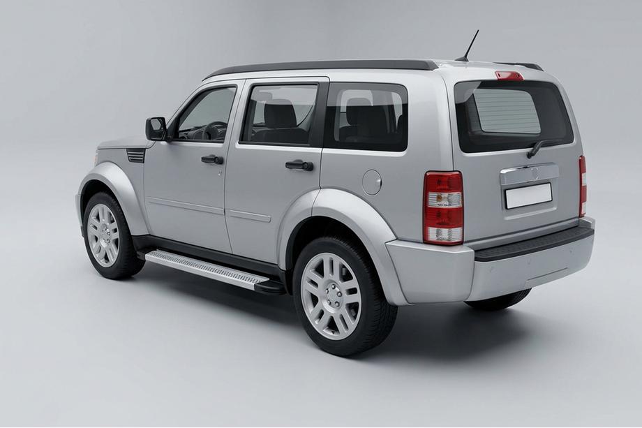 Dodge Nitro 2006–2011 Bočne stopnice Maya V2 (2 kosa, aluminij) Image