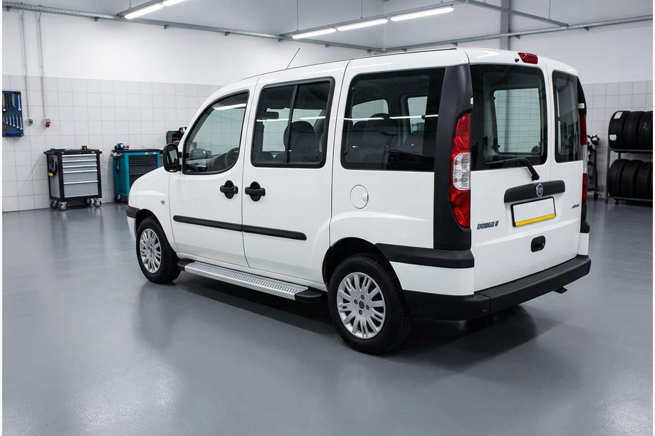 Fiat Doblo I 2001–2005 Bočne stopnice Maya V2 (2 kosa, aluminij) Image
