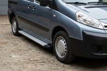 Fiat Scudo 2007–2015 Bočne stopnice Maya V2 (2 kosa, aluminij) fotografija 1