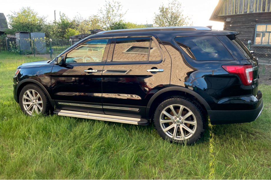 Ford Explorer 2011–2019 Bočne stopnice Maya V2 (2 kosa, aluminij) Image