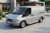 Ford Transit 2000–2014 Bočne stopnice Maya V2 (2 kosa, aluminij) fotografija 1