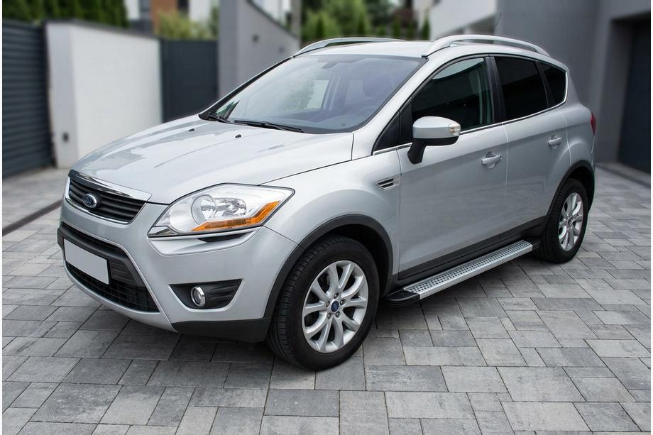 Ford Kuga 2008–2013 Bočne stopnice Maya V2 (2 kosa, aluminij) Fotografija 1