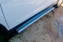 Honda CRV 2012–2016 Bočne stopnice Maya V2 (2 kosa, aluminij) fotografija 8