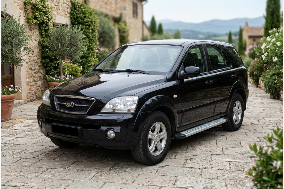 Kia Sorento I BL 2002–2009 Bočne stopnice Maya V2 (2 kosa, aluminij) Image