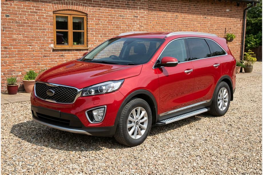 Kia Sorento III UM 2014–2020 Bočne stopnice Maya V2 (2 kosa, aluminij) Fotografija 1