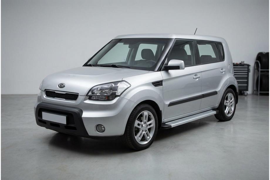 Kia Soul I 2008–2013 Bočne stopnice Maya V2 (2 kosa, aluminij) Image