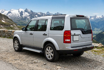 Land Rover Discovery III 2004–2009 Bočne stopnice Maya V2 (2 kosa, aluminij) fotografija 1