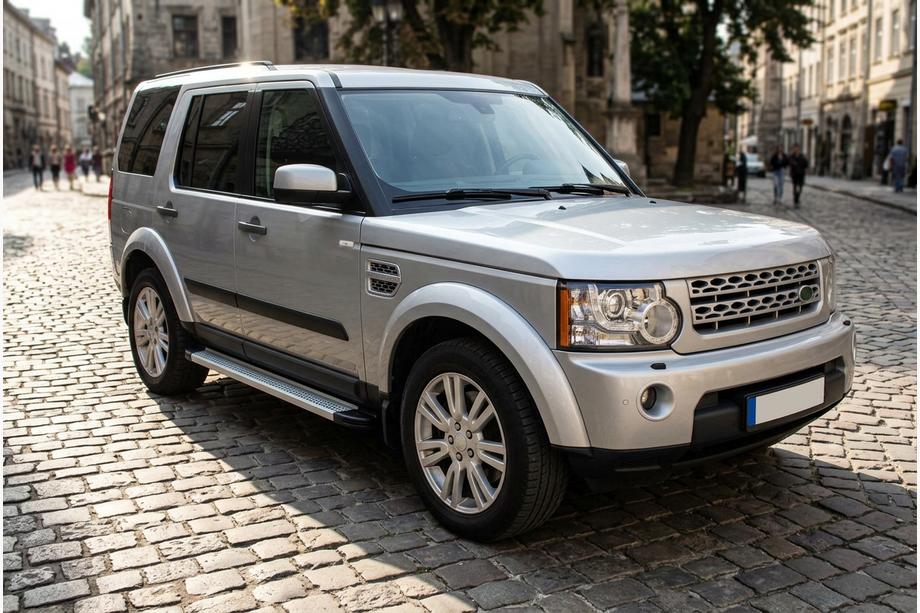 Land Rover Discovery IV 2009–2017 Bočne stopnice Maya V2 (2 kosa, aluminij) Image