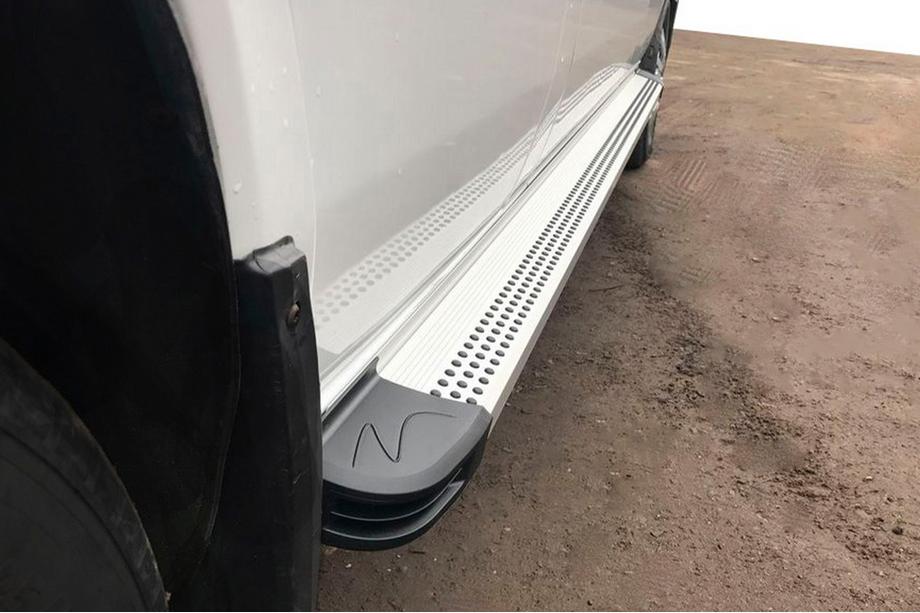 Mercedes Sprinter W901/902/903/904/905 1995–2006 Bočne stopnice Maya V2 (2 kosa, aluminij) Image