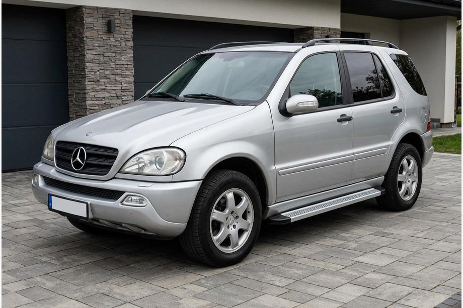 Mercedes ML W163 1997–2005 Bočne stopnice Maya V2 (2 kosa, aluminij) Image