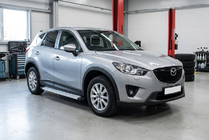 Mazda CX-5 2012–2017 Bočne stopnice Maya V2 (2 kosa, aluminij) fotografija 1
