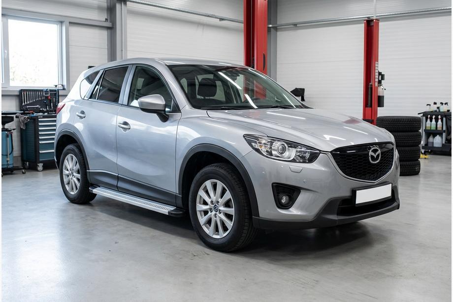 Mazda CX-5 2012–2017 Bočne stopnice Maya V2 (2 kosa, aluminij) Image