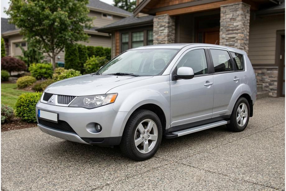 Mitsubishi Outlander 2006–2012 Bočne stopnice Maya V2 (2 kosa, aluminij) Image
