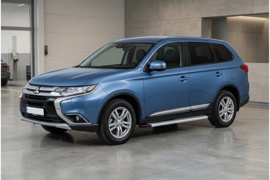 Mitsubishi Outlander 2012–2021 Bočne stopnice Maya V2 (2 kosa, aluminij) Image
