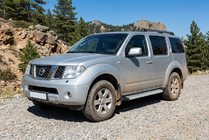 Nissan Pathfinder R51 2005–2014 Bočne stopnice Maya V2 (2 kosa, aluminij) fotografija 1